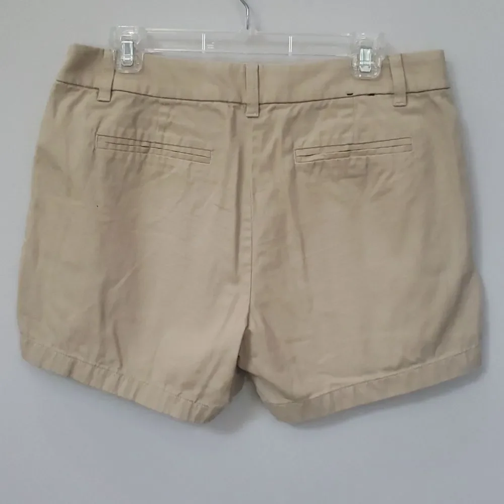 J. Crew Shorts Women's 10 Classic Cotton Chino Tan Preppy